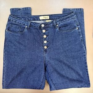 Hybrid & Company High Rise Blue Jeans - Size 16
